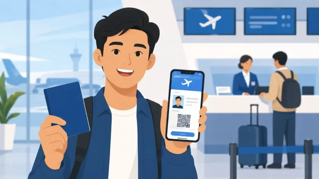 ilustrasi cara buat paspor online lewat aplikasi m-paspor
