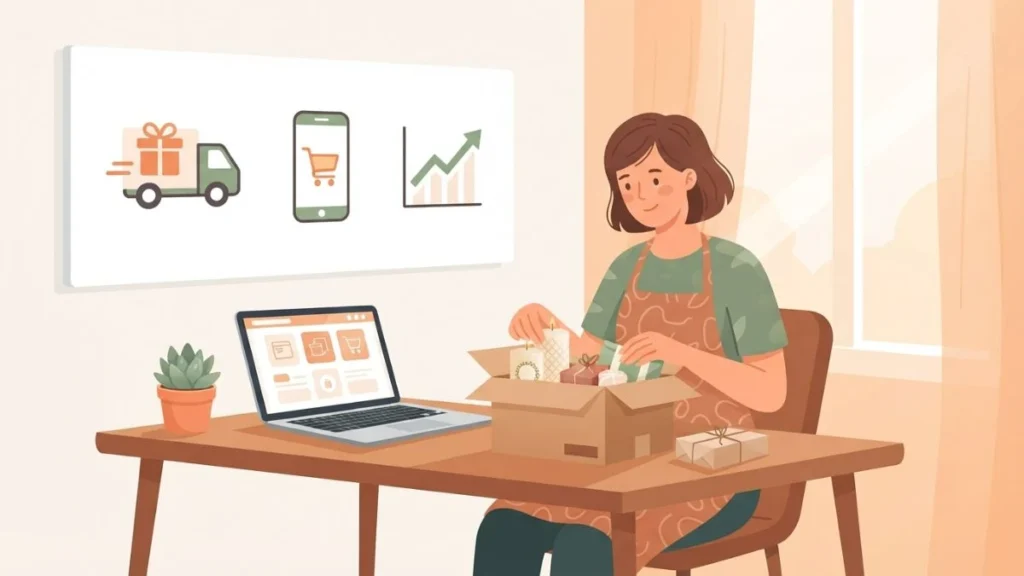 ilustrasi ide usaha rumahan modal kecil yang bisa dimulai dari rumah