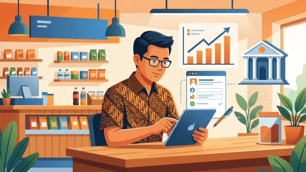 ilustrasi syarat dan cara pengajuan pinjaman kur bri untuk umkm